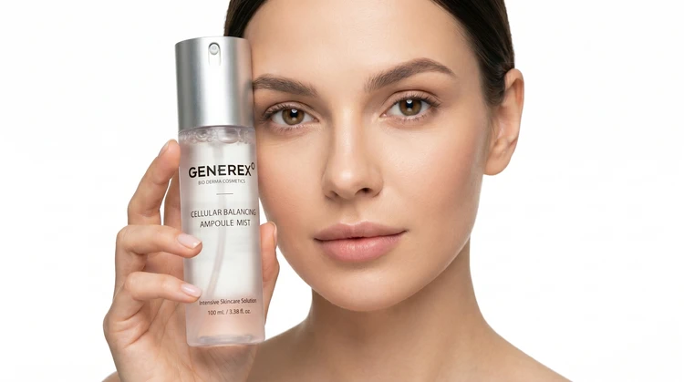 Девушка с флаконом Generex