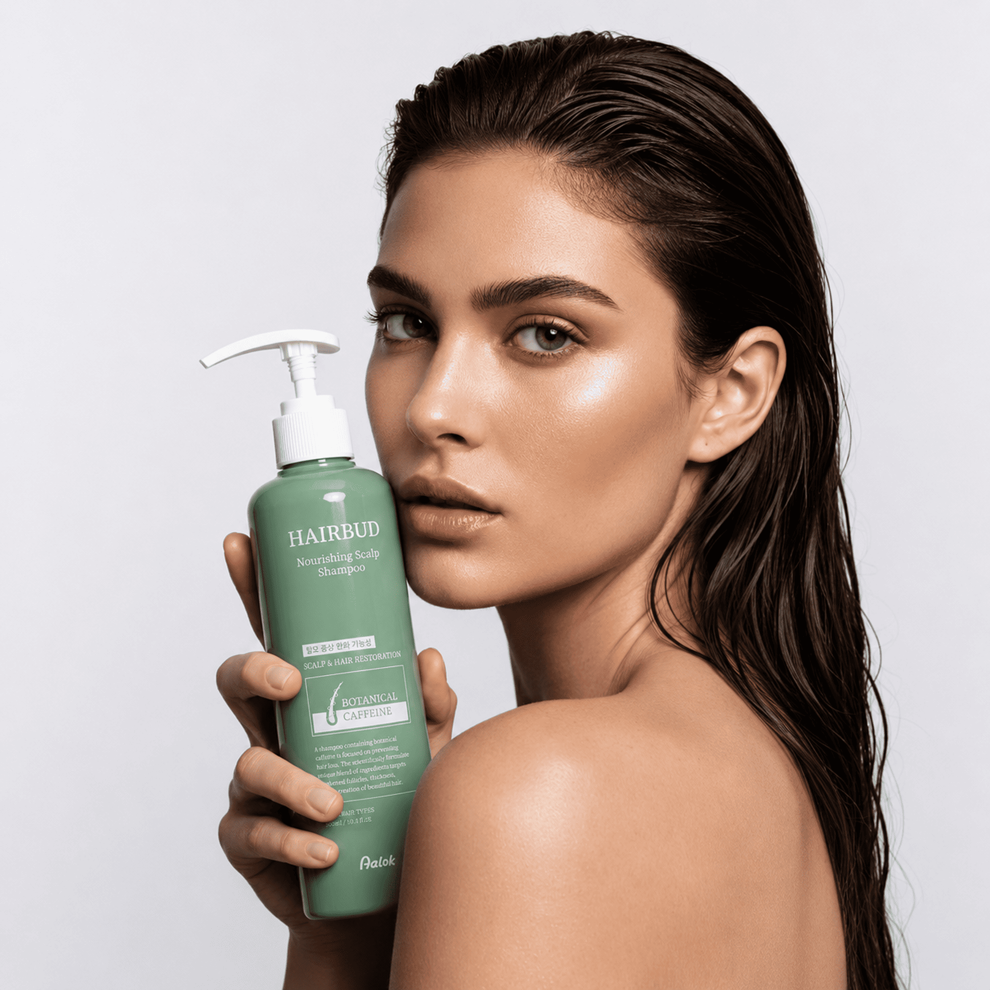 Шампунь бессульфатный для роста и объема волос 300ml AALOK HAIRBUD NOURISHING SCALP SHAMPOO