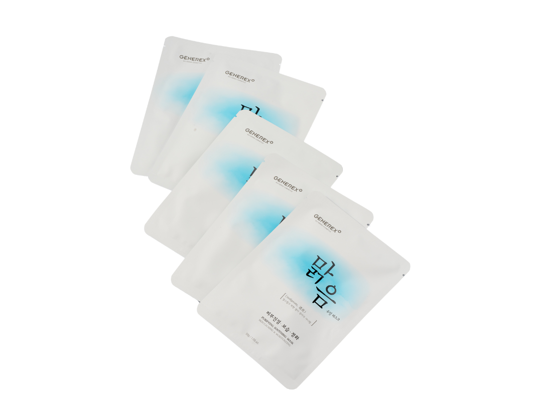 GENEREX MALGEUM PURIFYING SOOTHING MASK Успокаивающая маска (5 шт. х 30 г)