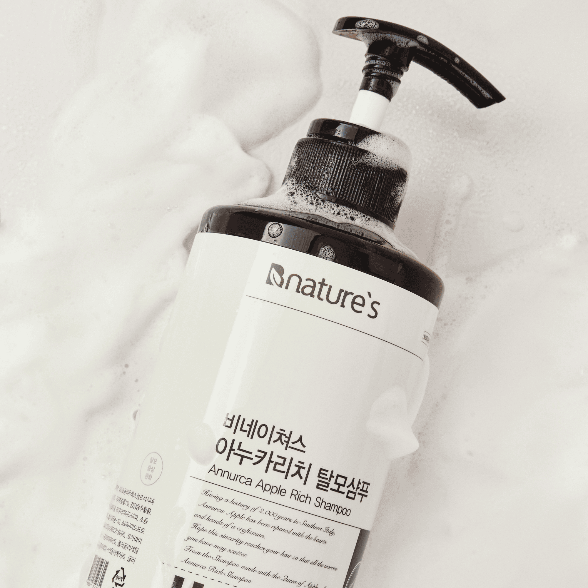 NATURE'S ANNURCA APPLE RICH SHAMPOO Шампунь для укрепления и восстановления волос 480ml