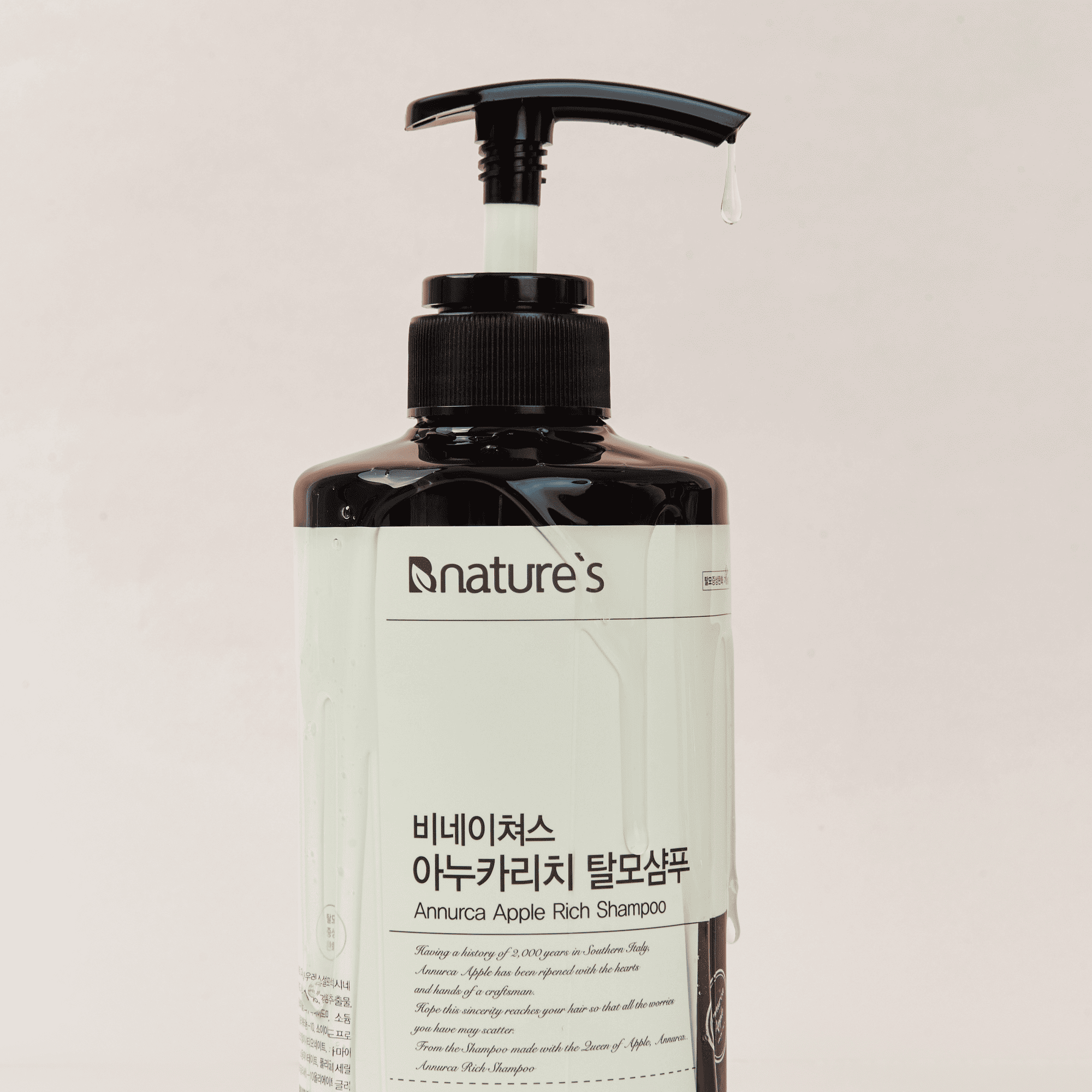 NATURE'S ANNURCA APPLE RICH SHAMPOO Шампунь для укрепления и восстановления волос 480ml