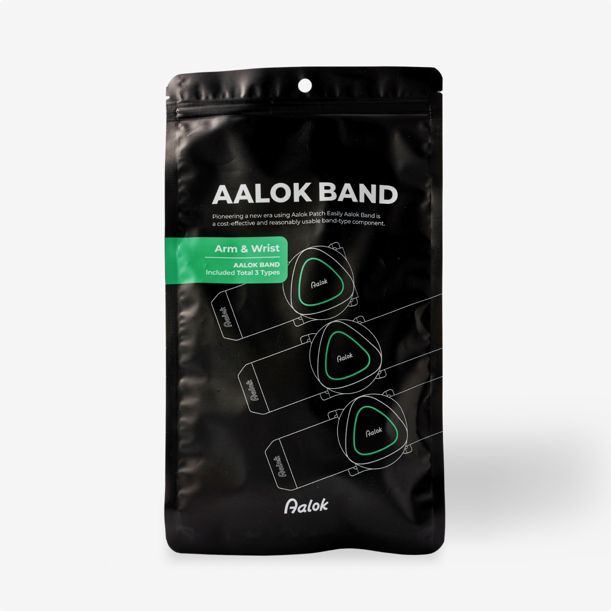AALOK BAND ARM & WRIST Ремни для крепления патчей одинарные, 3шт