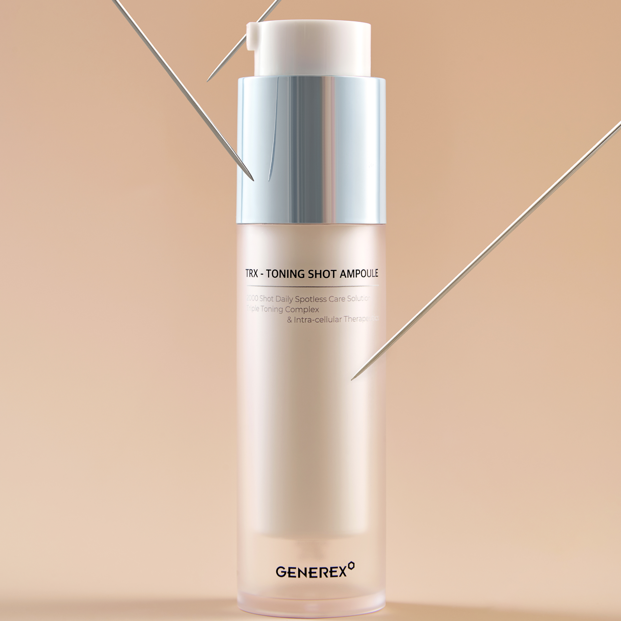 GENEREX TRX-TONING SHOT AMPOULE Осветляющая ампула с микроиглами 