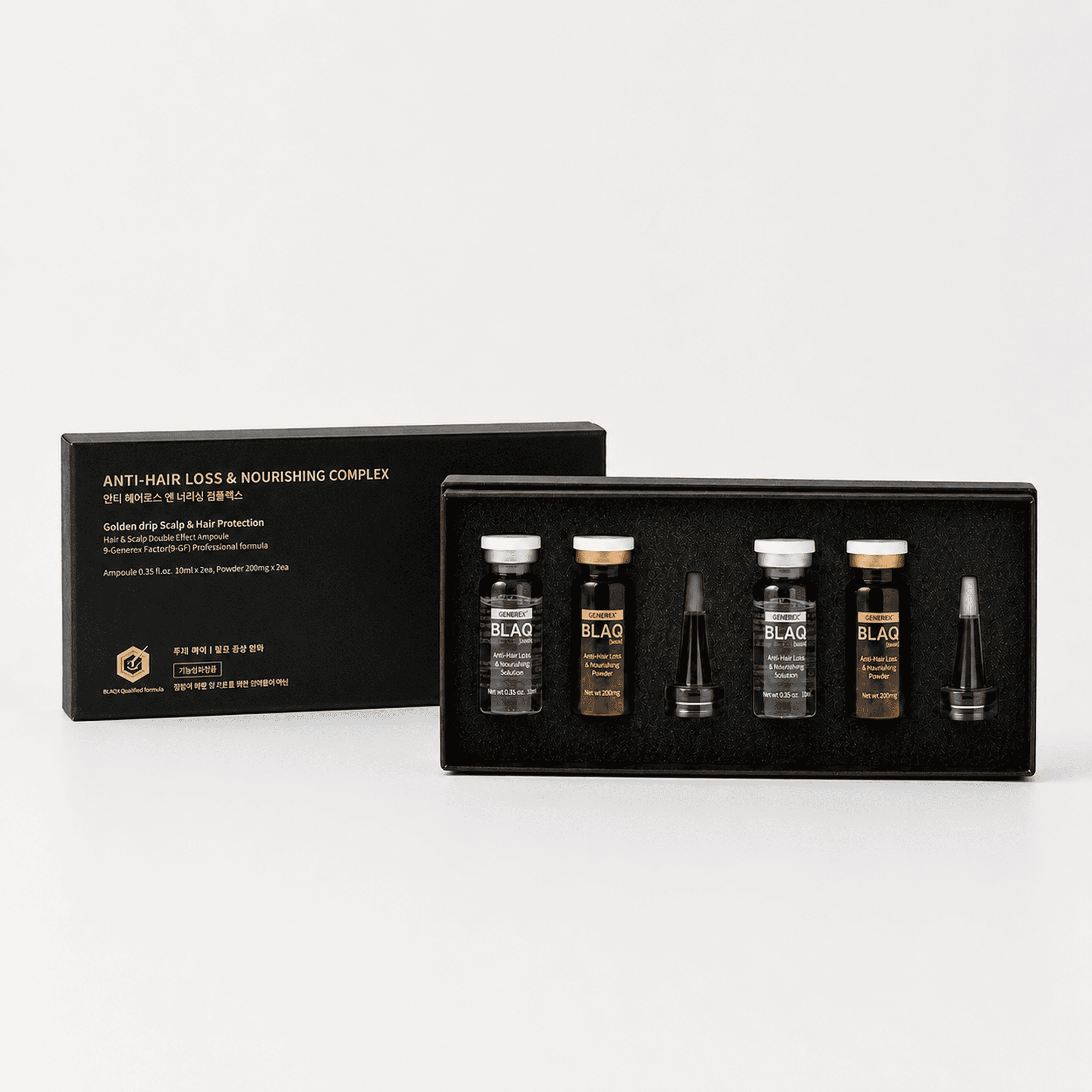 Интенсивный комплекс против выпадения волос с факторами роста 10ml*2 GENEREX ANTI-HAIR LOSS & NOURISHING COMPLEX AMPOULE