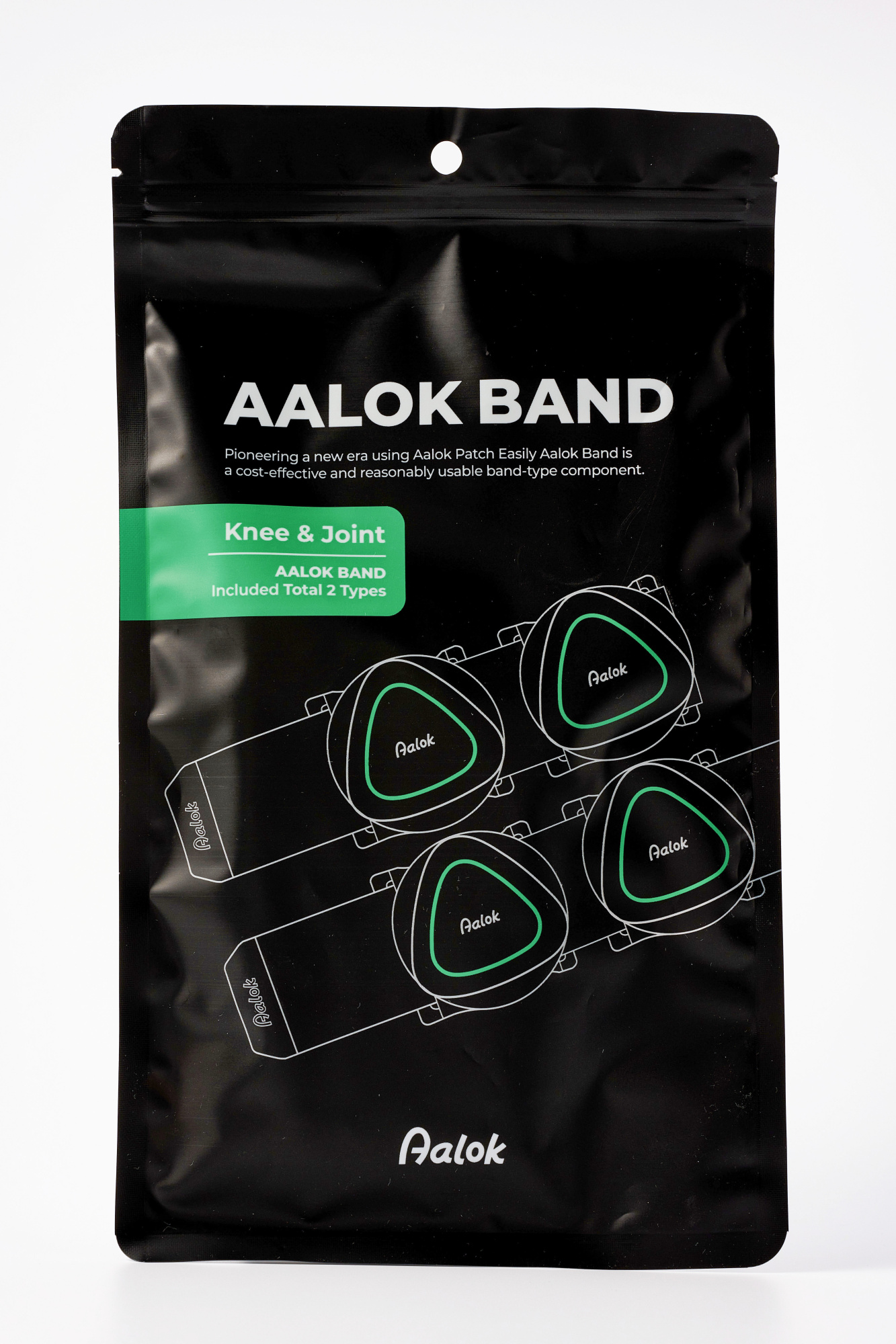 AALOK BAND KNEE & JOINT Ремни для крепления патчей двойные