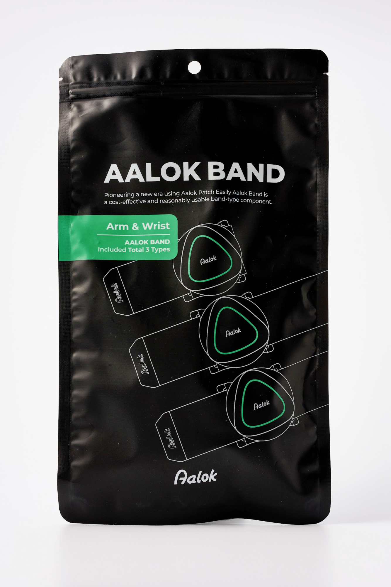 AALOK BAND ARM & WRIST Ремни для крепления патчей одинарные, 3шт
